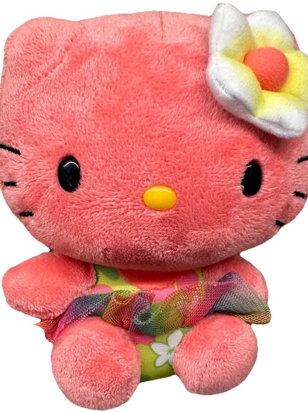 Ty Sanrio Pink Hello Kitty with Flower And Tutu